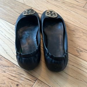 Tory Burch Reva ballerina flat in black